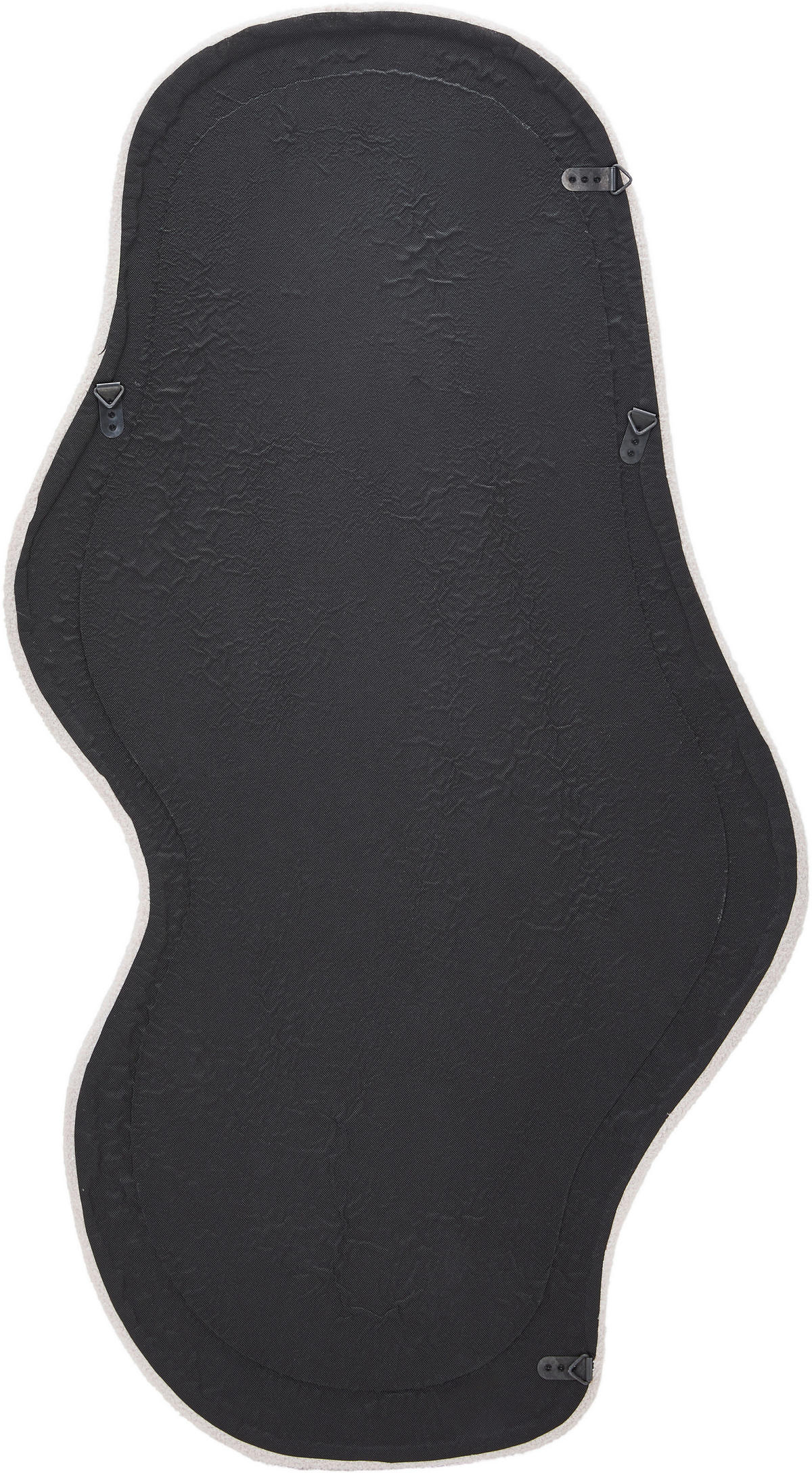 WANDSPIEGEL 70/130/3,5 cm    in Freiform  - Creme, Design, Glas/Holzwerkstoff (70/130/3,5cm) - MID.YOU