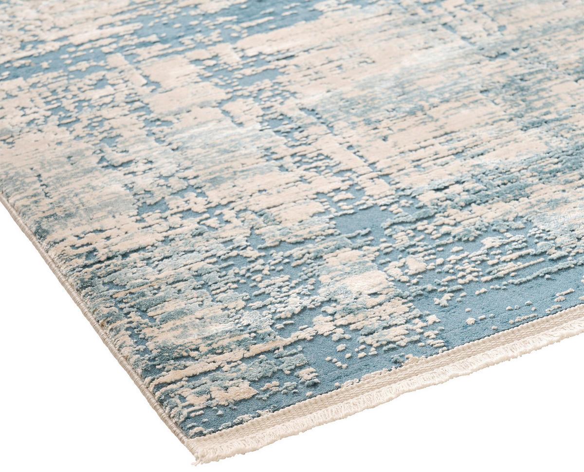 WEBTEPPICH Selene 80/250 cm Selene  - Blau, Design, Textil (80/250cm) - Dieter Knoll