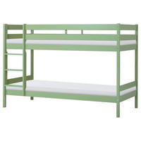 ETAGENBETT - Naturfarben/Grün, MODERN, Holz (90/200cm) - MID.YOU