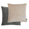 KISSENHÜLLE ANJA 48/48 cm - Grau, Textil (48/48cm) - Novel