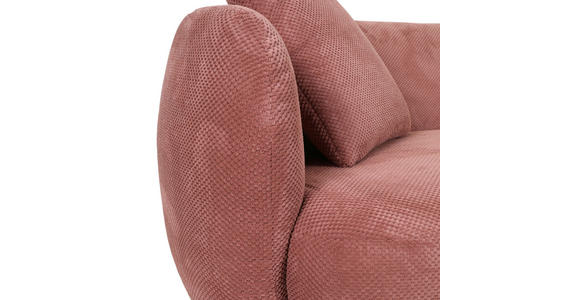 BIGSOFA in Flachgewebe Rostfarben - Rostfarben/Schwarz, KONVENTIONELL, Kunststoff/Textil (228/73/103cm) - Ambia Home