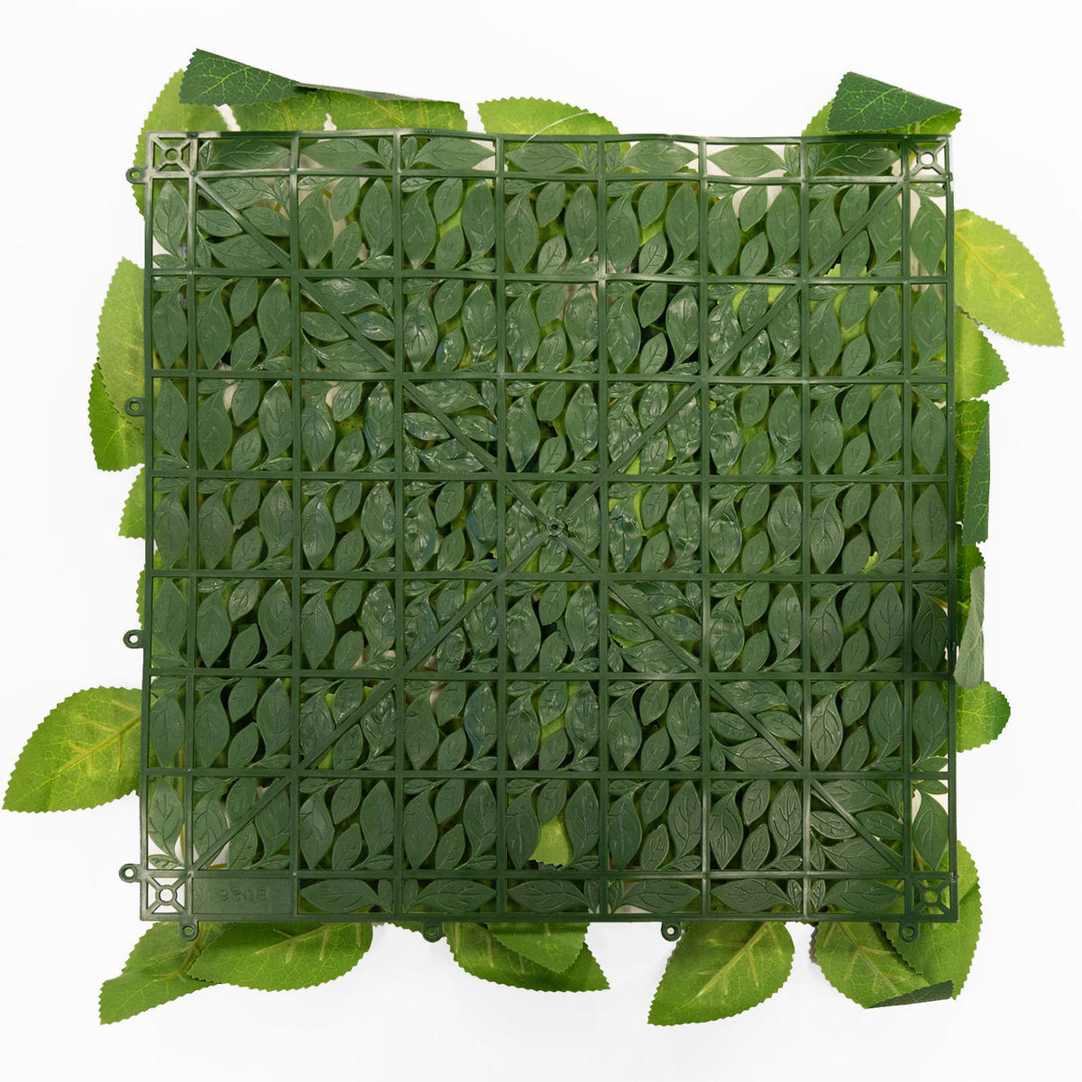 Wandverkleidung Pflanzenwand  Kunststoff  - Dunkelgrün/Grün, Trend, Kunststoff (33/33cm) - Floordirekt
