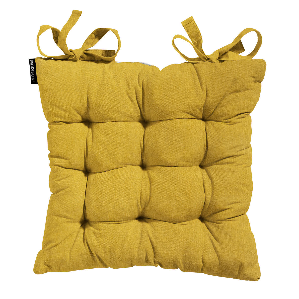 OUTDOOR-KISSEN Uni  - Senfgelb, Basics, Textil (46/46cm)
