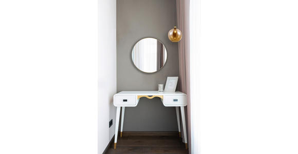 WANDSPIEGEL 50/50/0,5 cm  - Goldfarben, Trend, Glas/Metall (50/50/0,5cm) - Boxxx