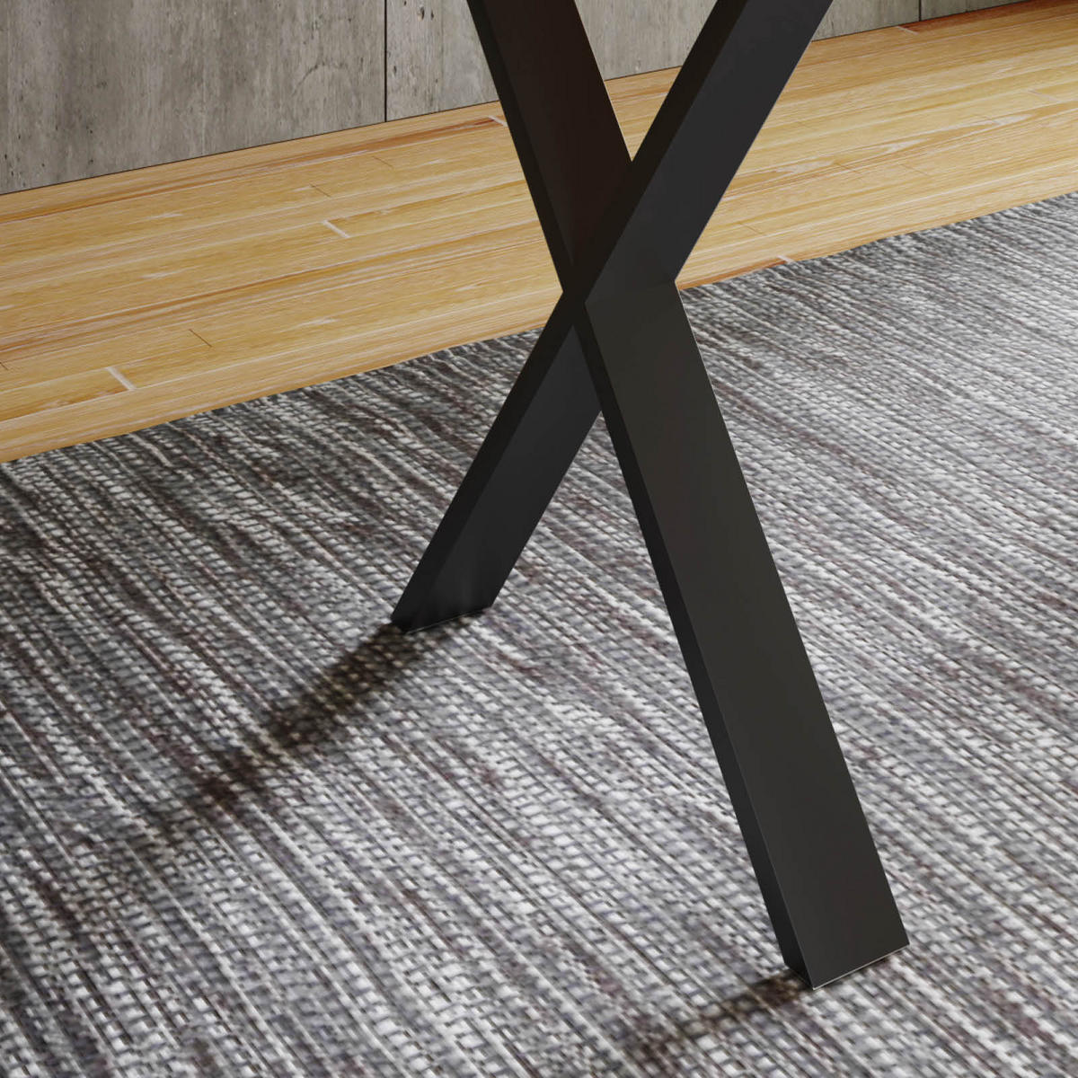 ESSTISCH in Holzwerkstoff 80/80/76 cm   - Schwarz/Sonoma Eiche, Basics, Holzwerkstoff (80/80/76cm) - MID.YOU