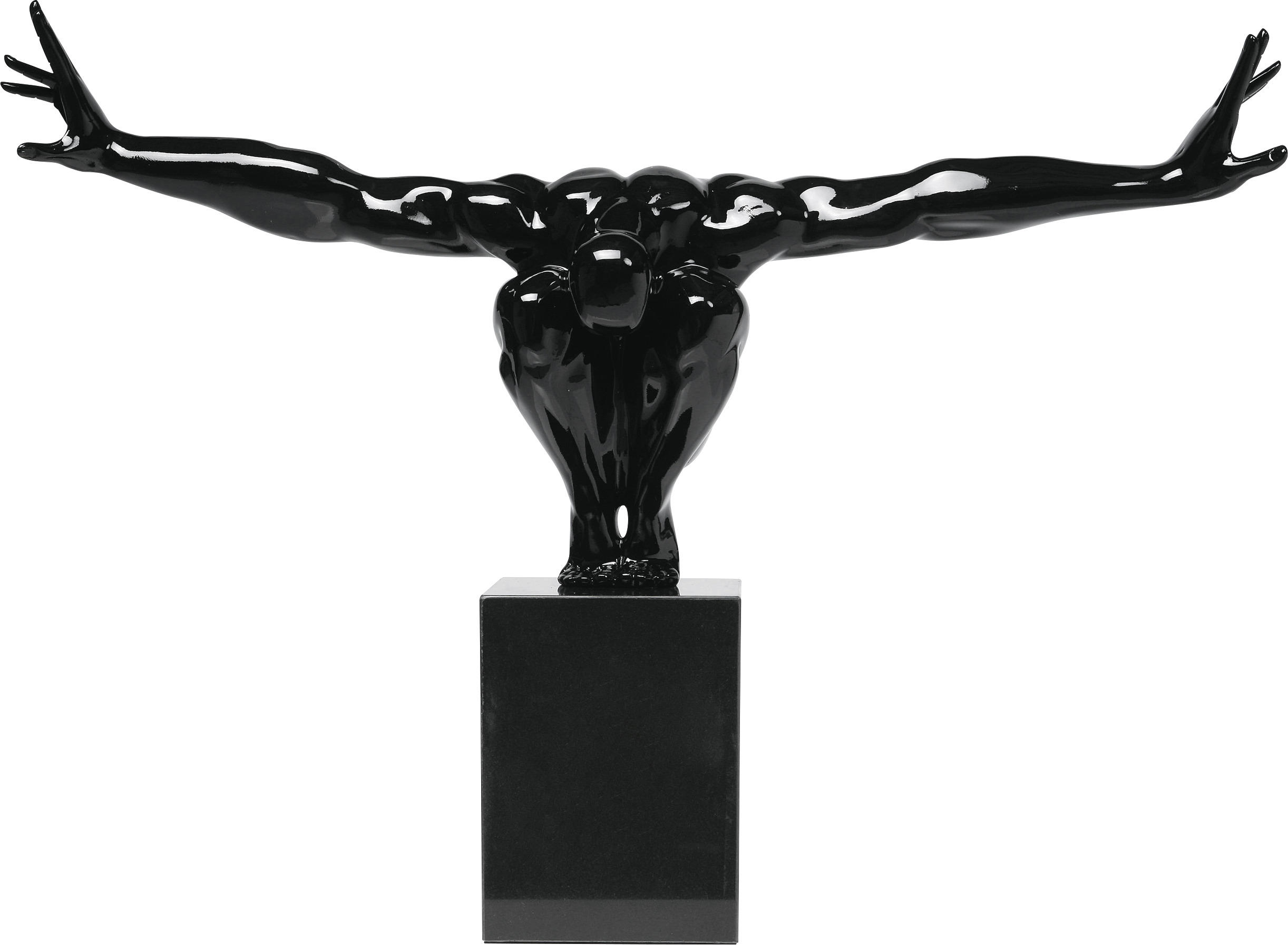 SKULPTUR - Schwarz, Design, Kunststoff/Stein (75/52/23cm) - Kare-Design