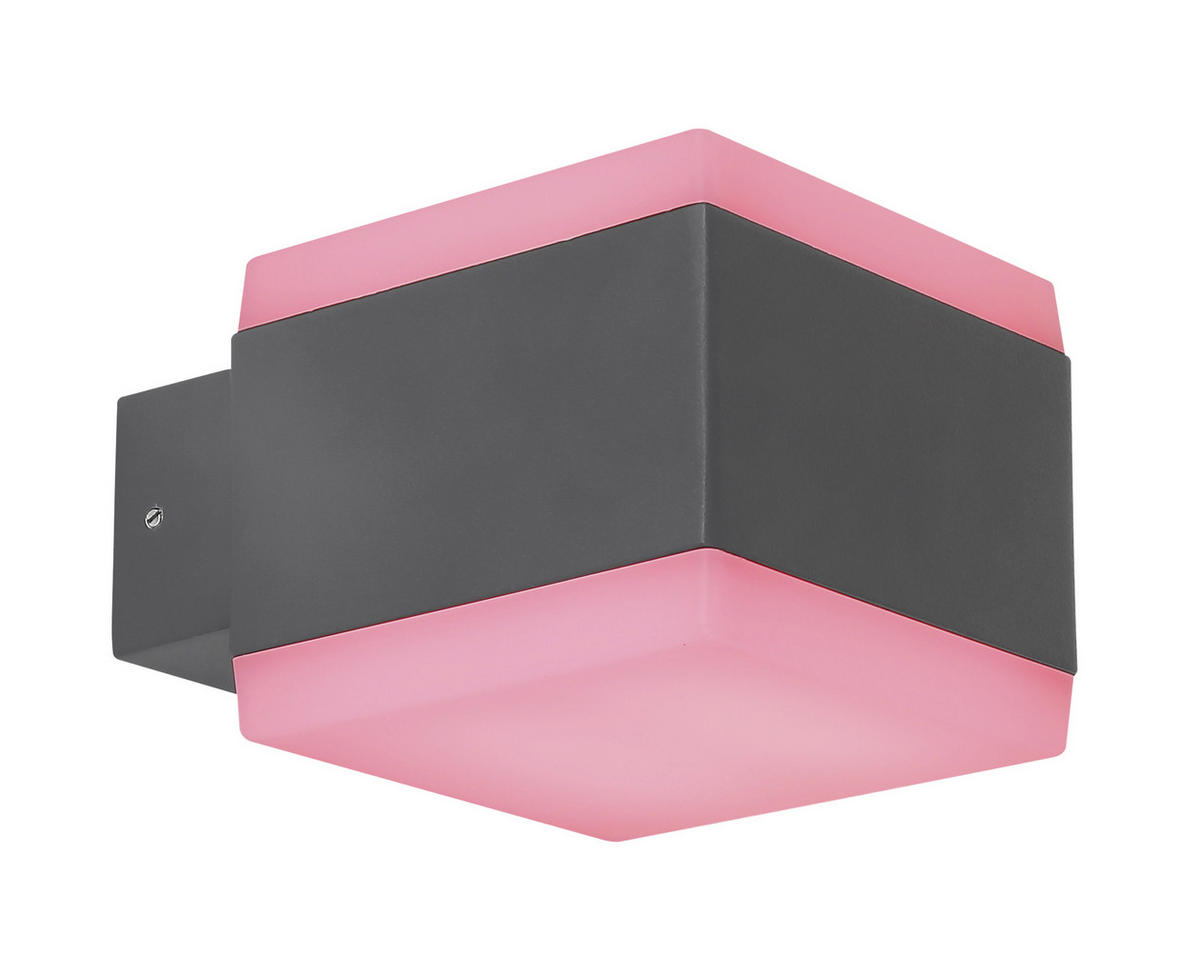 VÄGGLAMPA FÖR UTOMHUS - Basics, metall/plast (11/9cm) - Globo