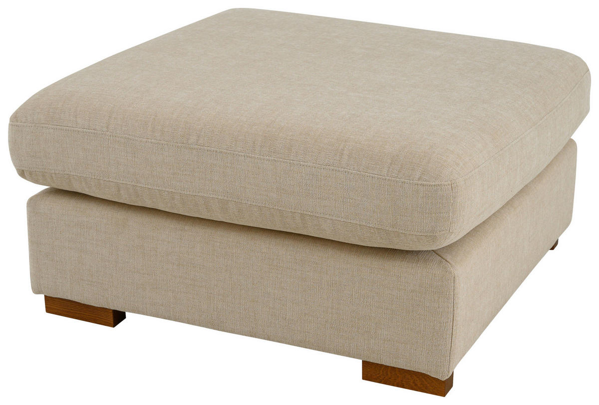 PALL i trä, metall, textil beige  - beige/brun, Klassisk, metall/trä (92/47/92cm) - Carryhome