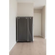STOFFSCHRANK 110/178/46 cm  in Grau  - Grau, Basics, Kunststoff/Textil (110/178/46cm) - Carryhome