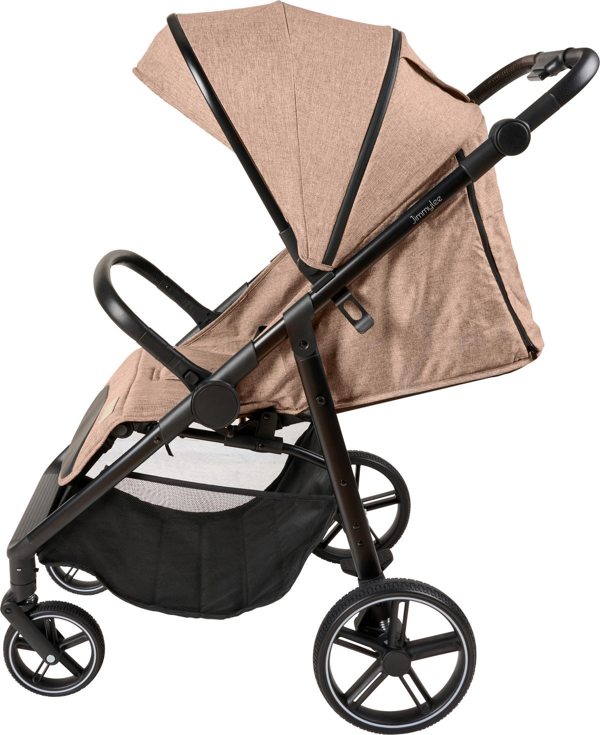 BUGGY  - Beige/Schwarz, Trend, Kunststoff/Textil (55/56/107cm) - Jimmylee