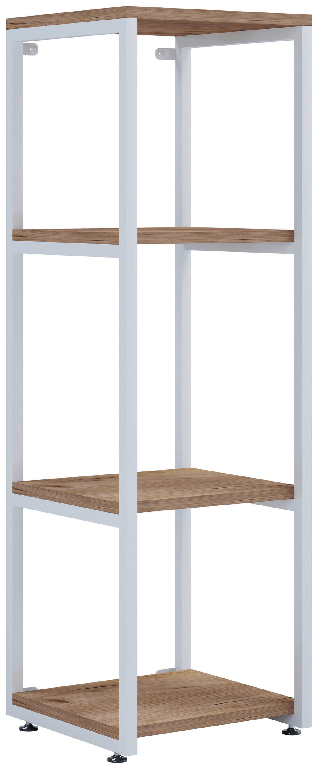 HYLLA i 35/111,8/35 cm vit, honungsek  - vit/honungsek, Modern, metall/trämaterial (35/111,8/35cm) - MID.YOU