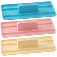 LOPATICA ZA GLAJENJE FONDANA - svetlo modra/krem barve, umetna masa (8/16cm) - Fackelmann