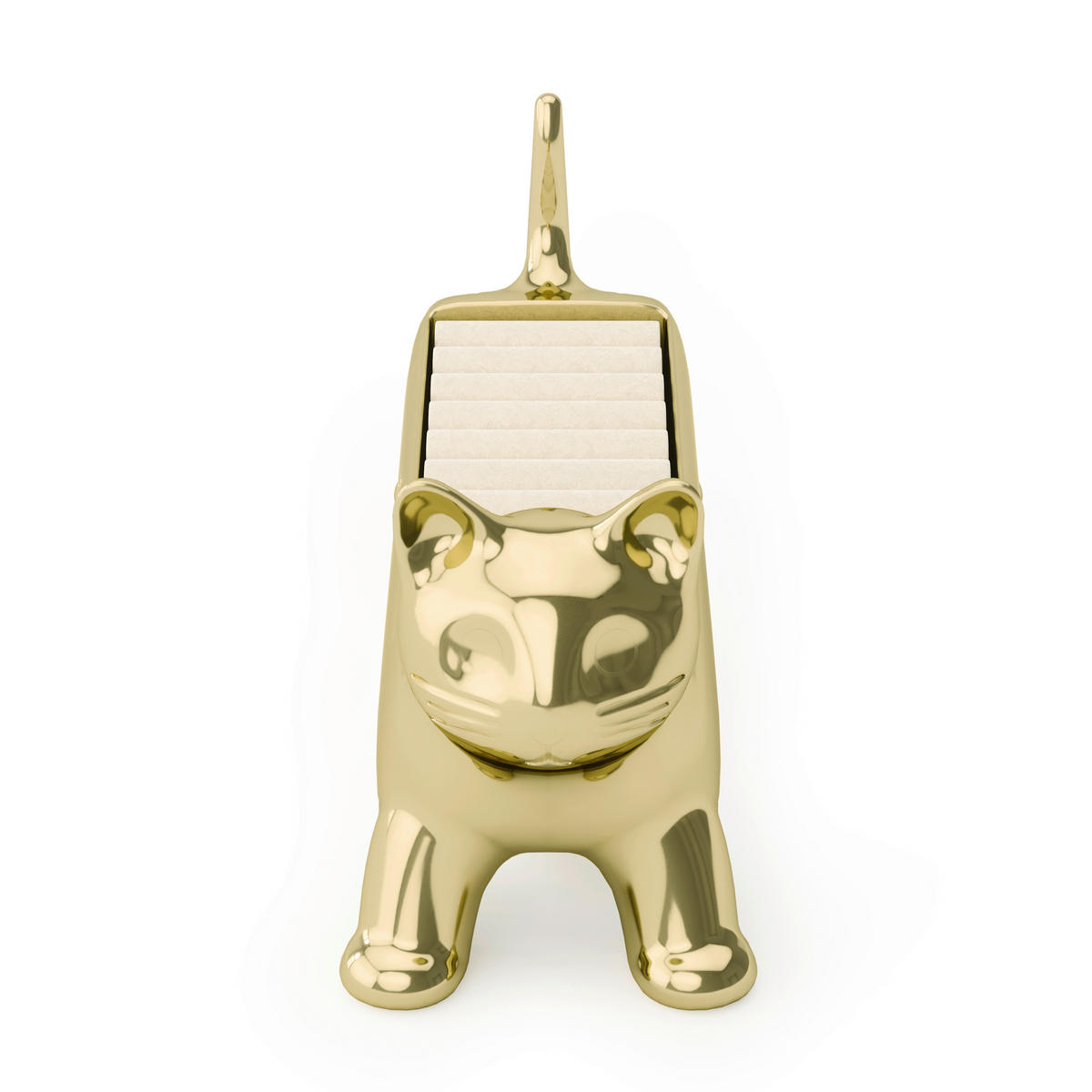 DRŽAČ ZA PRSTENJE  12/4/5 cm     - boja mesinga, Osnovno, metal/tekstil (12/4/5cm) - Umbra