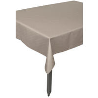 TISCHDECKE 140/340 cm  - Taupe, Basics, Textil (140/340cm)