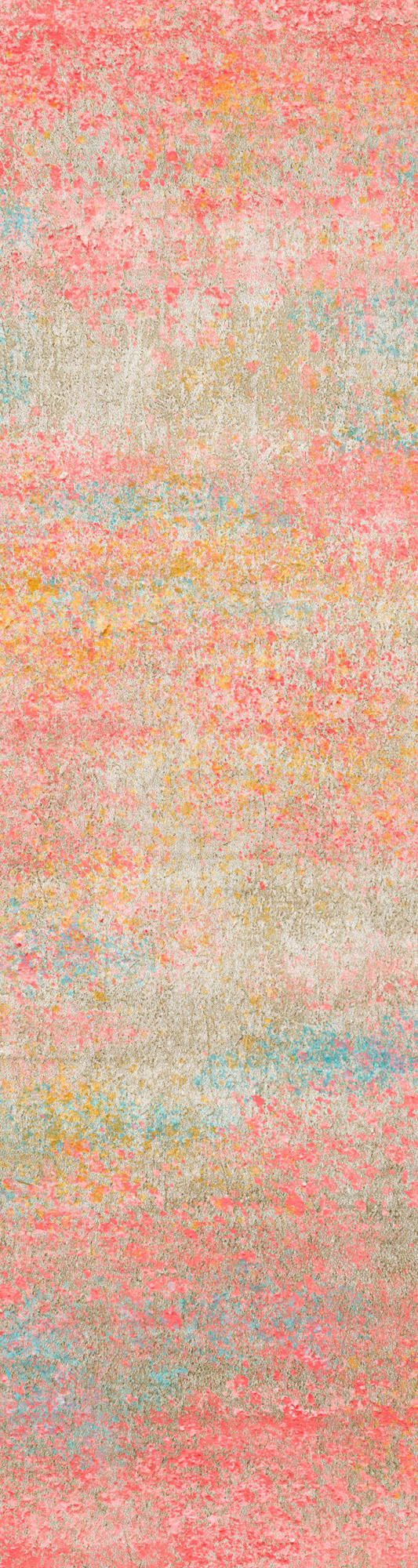 LÄUFER Ondea Fiorith 80/300 cm  in Rosa, Türkis, Dunkelgelb  - Türkis/Dunkelgelb, Design, Kunststoff/Textil (80/300cm) - Lindorug