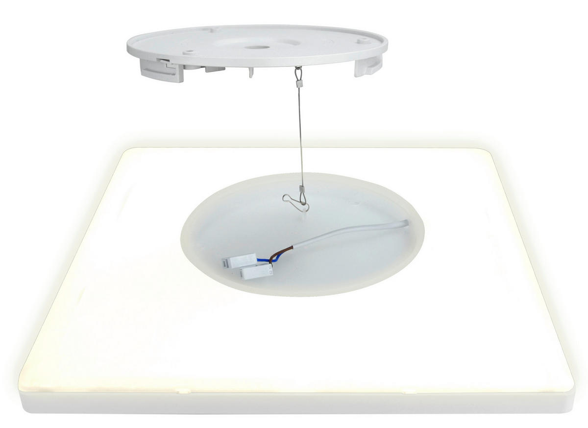 LED-PANEEL 30/30/2,9 cm  - Weiß, Basics, Kunststoff (30/30/2,9cm)
