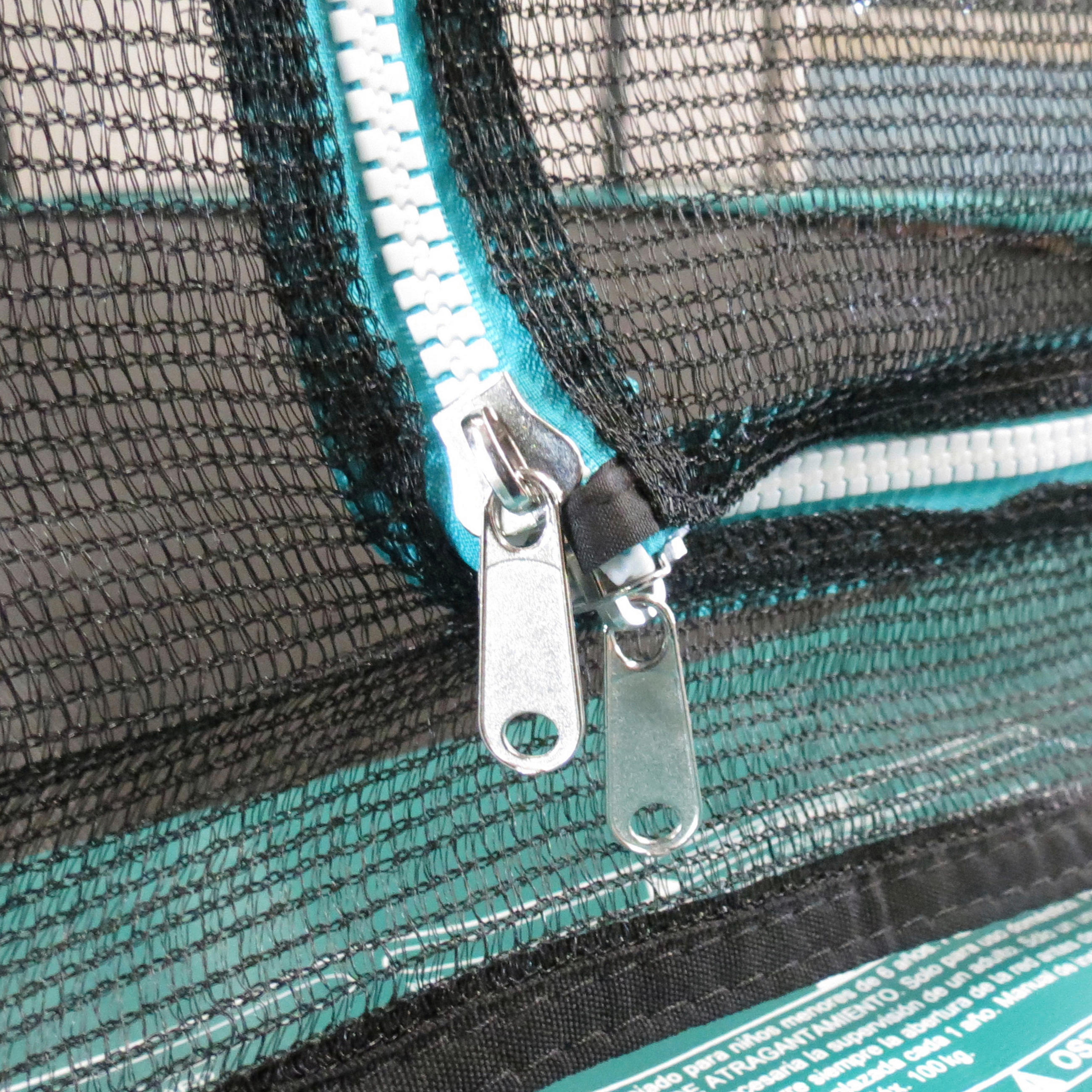 TRAMPOLIN  - Schwarz/Grün, KONVENTIONELL, Kunststoff/Metall (405/269/405cm) - Ambia Garden