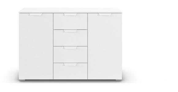 KOMMODE  in 120/81/42 cm  - Weiß, Design, Holzwerkstoff/Metall (120/81/42cm) - Carryhome