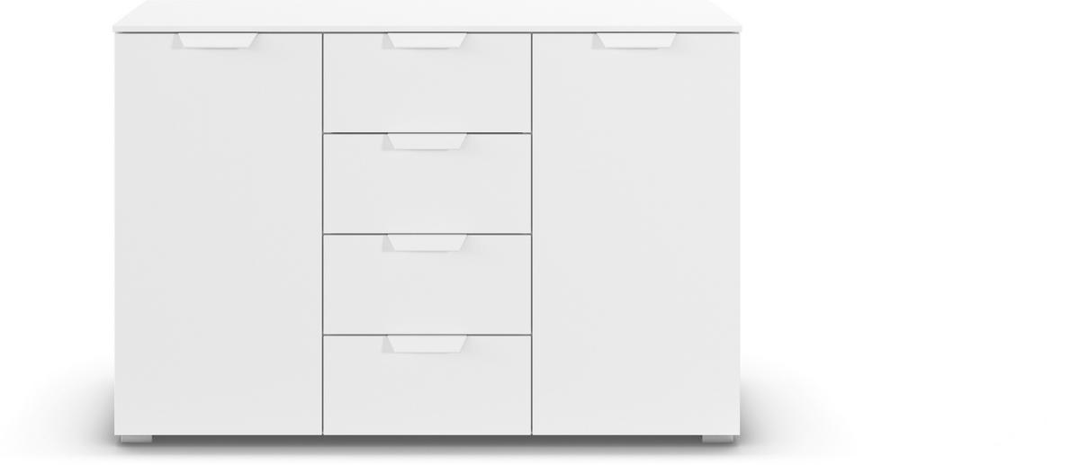 KOMMODE  in 120/81/42 cm  - Weiß, Design, Holzwerkstoff/Metall (120/81/42cm) - Carryhome