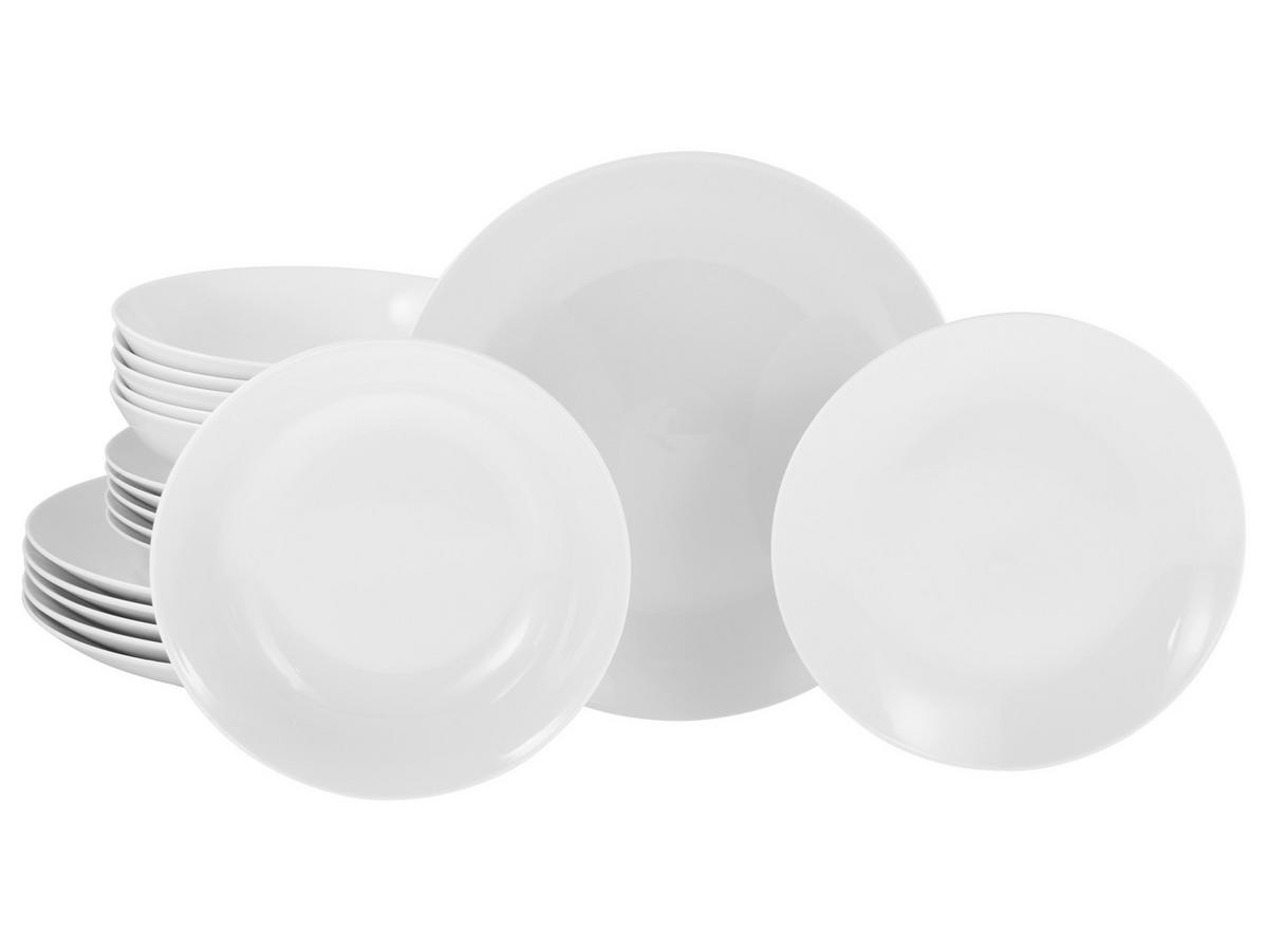 JEDÁLENSKÝ SERVIS, porcelán - biela, Basics, keramika - Creatable