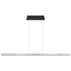 LED-HÄNGELEUCHTE 150/9/120 cm  - Transparent/Schwarz, Design, Kunststoff/Metall (150/9/120cm)