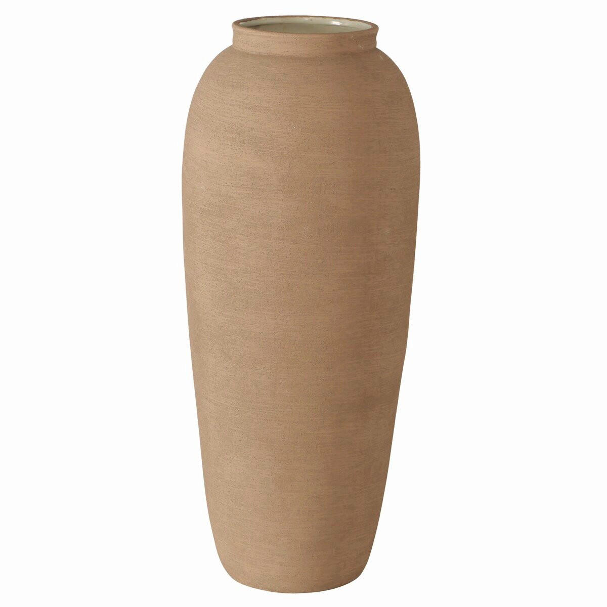 VÁZA, keramika, 69 cm - zlatohnědá, Basics, keramika (28/28/69cm)