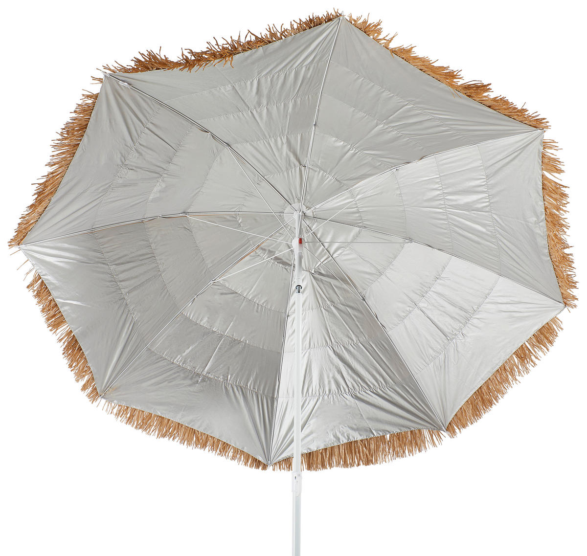 SONNENSCHIRM 175 cm Beige  - Beige/Weiß, LIFESTYLE, Kunststoff/Metall (160/160cm)