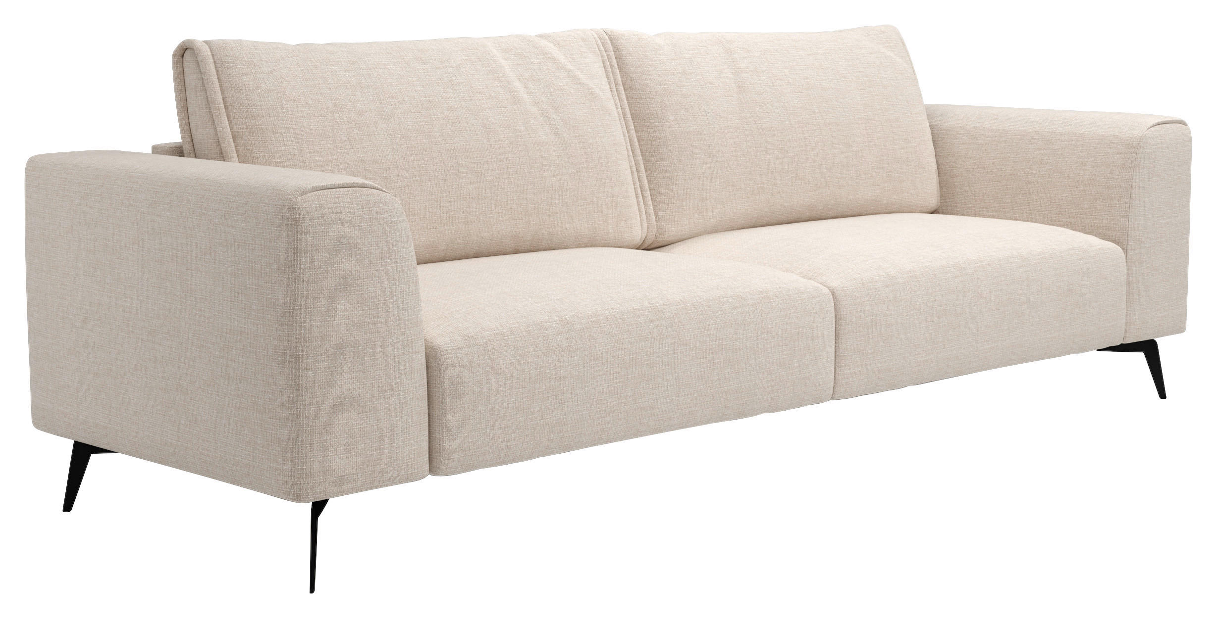 Thumbnail - Mid.you 3-Sitzer-Sofa, Creme, Holz, Textil, Füllung: Polyurethan (Pur), Silikon, 246x87x88 cm, Made in EU, Wohnzimmer, S...