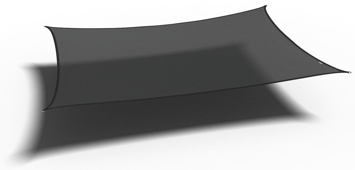 SONNENSEGEL  - Schwarz, MODERN, Kunststoff (300cm) - Gardenson