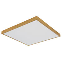 STROPNÉ LED SVIETIDLO, 45/46/3 cm - opálová/mosadzná, Konventionell, kov/plast (45/46/3cm) - Globo