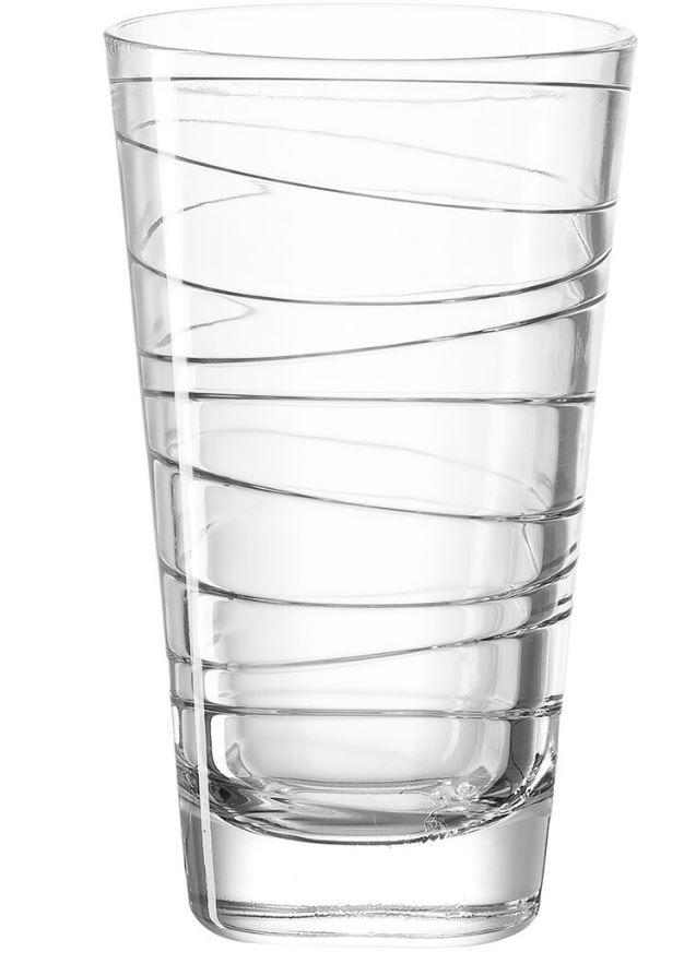 TRINKGLAS VARIO STRUTTURA 280 ml  - Klar, Basics, Glas (7,5/12,5/7,5cm) - Leonardo
