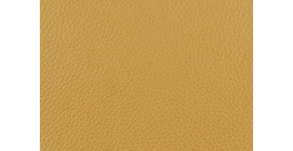 SESSEL in Echtleder Currygelb  - Currygelb/Schwarz, Design, Leder/Metall (107/105/98cm) - Belluti