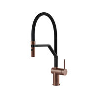 KÜCHENARMATUR - Schwarz/Kupferfarben, Basics, Metall (26,5/46,1/13,2cm) - HKT