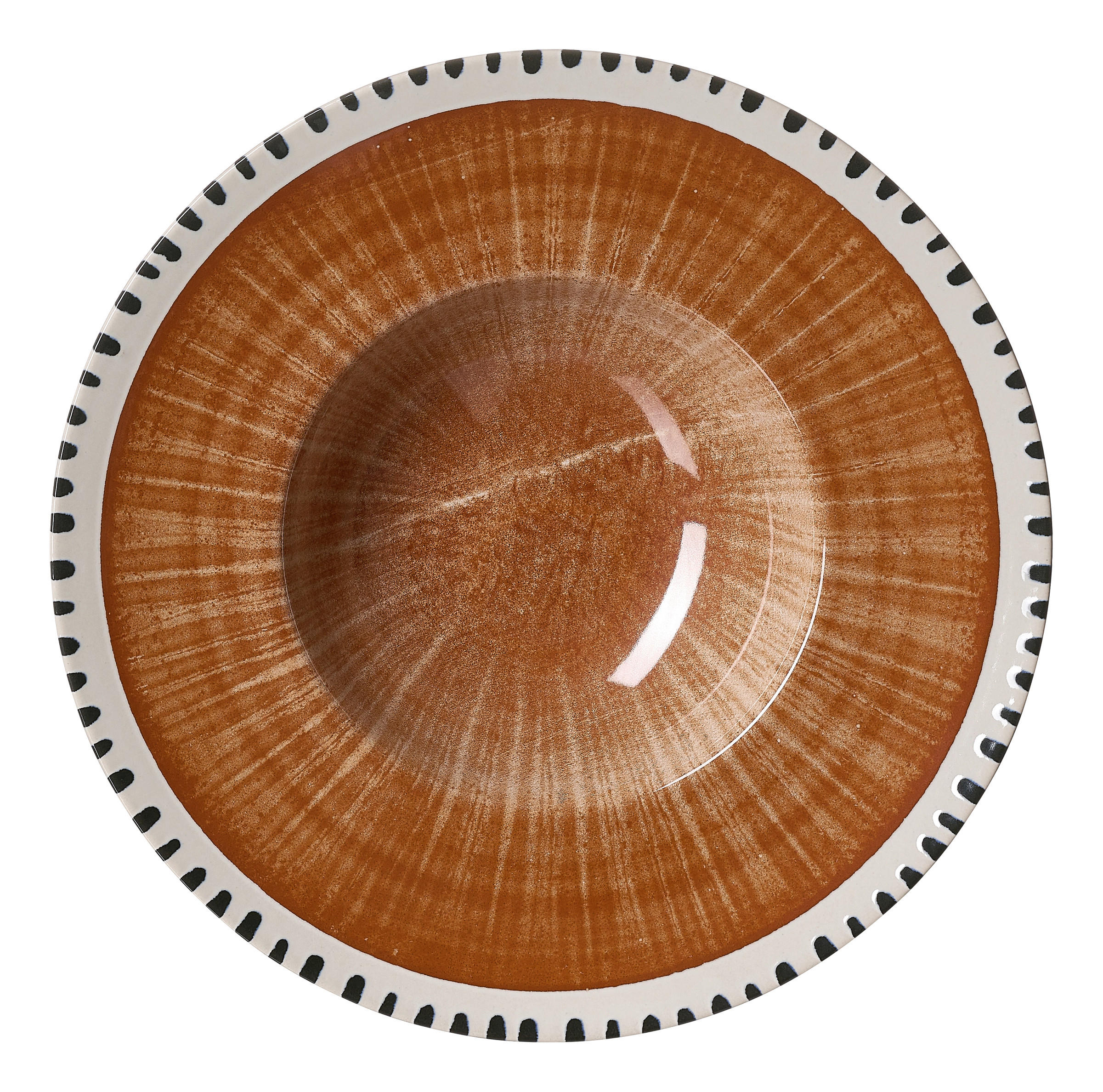 GOURMETTELLER Braun 28/7 cm Natura  - Braun, KONVENTIONELL, Keramik (28/7cm) - Ritzenhoff Breker