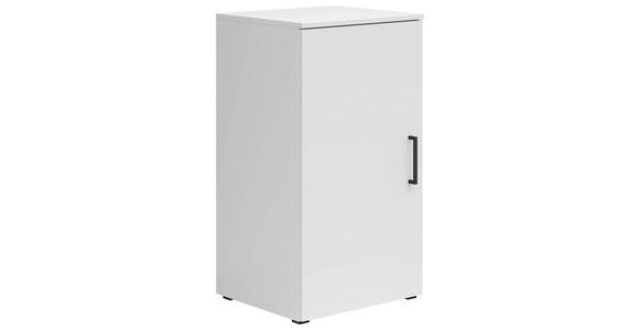 KOMMODE 45/83/40 cm in Weiß - Anthrazit/Schwarz, MODERN, Holzwerkstoff/Kunststoff (45/83/40cm) - Carryhome