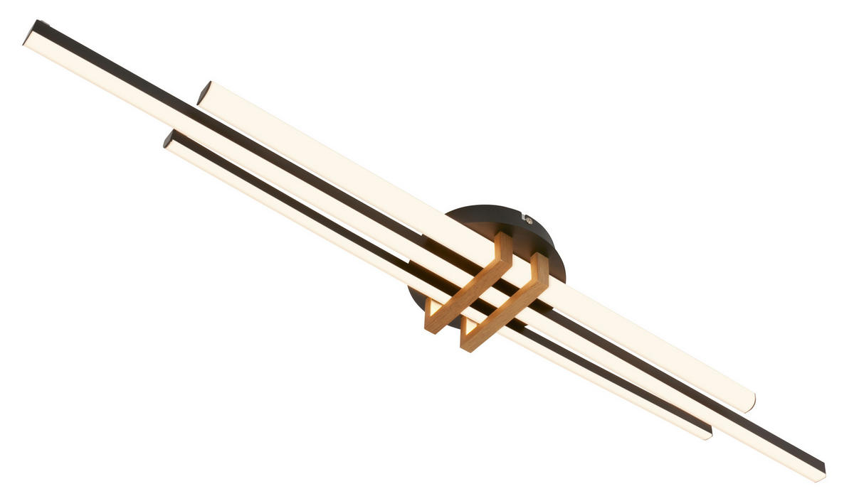 LED SVJETILJKA STROPNA VINKA  - crna, Design, metal/plastika (98/16/6,6cm)