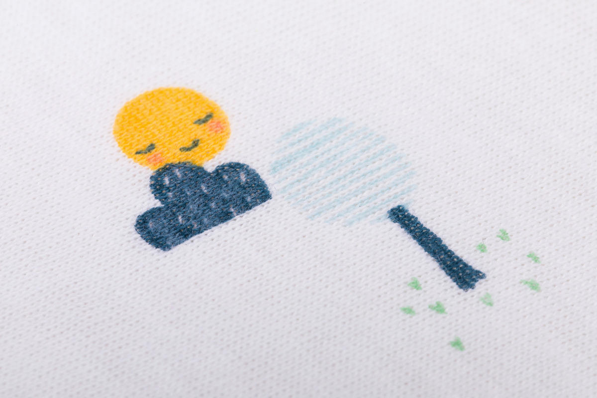 BABYBETTWÄSCHE Village White Jersey 135/100 cm  - Multicolor/Weiß, Basics, Textil (135/100cm) - Fillikid