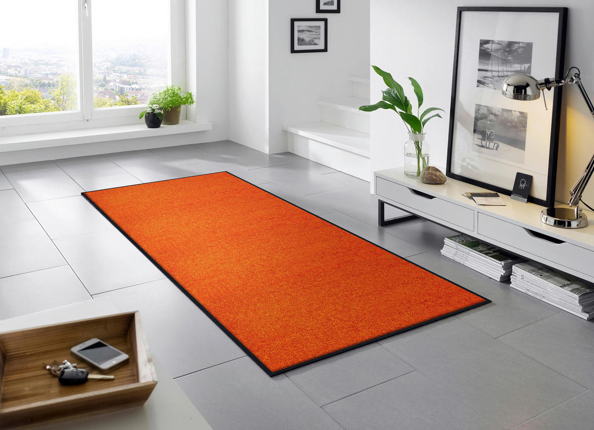 TRAVERSĂ - portocaliu, Konventionell, plastic/textil (75/190cm) - wash+dry