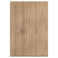 DREHTÜRENSCHRANK 151/223/60 cm 3-türig Sonoma Eiche  - Silberfarben/Sonoma Eiche, Design, Holzwerkstoff/Kunststoff (151/223/60cm) - Novel