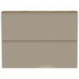 HÄNGESCHUHSCHRANK 110/82/22 cm  - Taupe/Eichefarben, Design, Holzwerkstoff (110/82/22cm) - Moderano