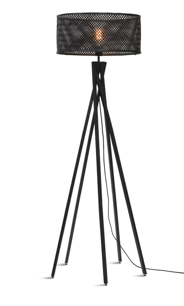 STEHLEUCHTE 53/53/146 cm - Schwarz, Trend (53/53/146cm) - Good & Mojo