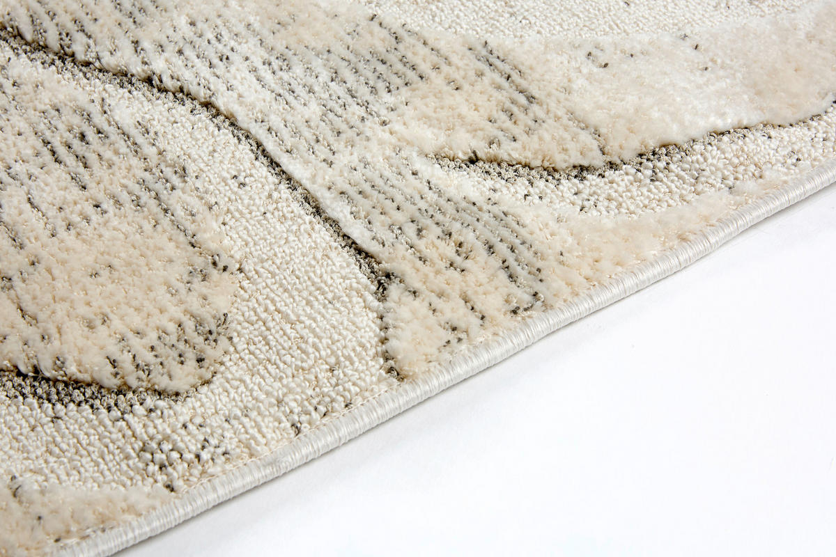 WEBTEPPICH 200/280 cm Lou Creme, Grau rechteckig  - Creme/Grau, Basics, Kunststoff/Textil (200/280cm) - Astra