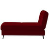 SCHLAFSOFA in Webstoff Dunkelrot  - Schwarz/Dunkelrot, Modern, Textil/Metall (205/90/92cm) - Novel