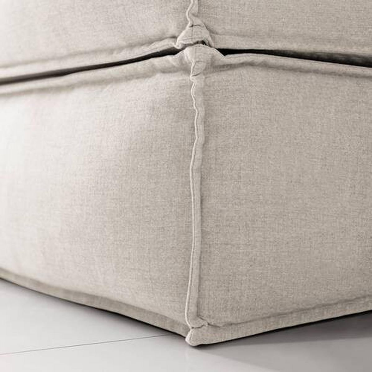 BOXSPRINGBETT 180/200 cm  in Beige  - Beige, Design, Textil (180/200cm) - home24