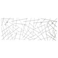 NÁSTENNÝ VEŠIAK - biela, Trend, kov (100/40/5cm)