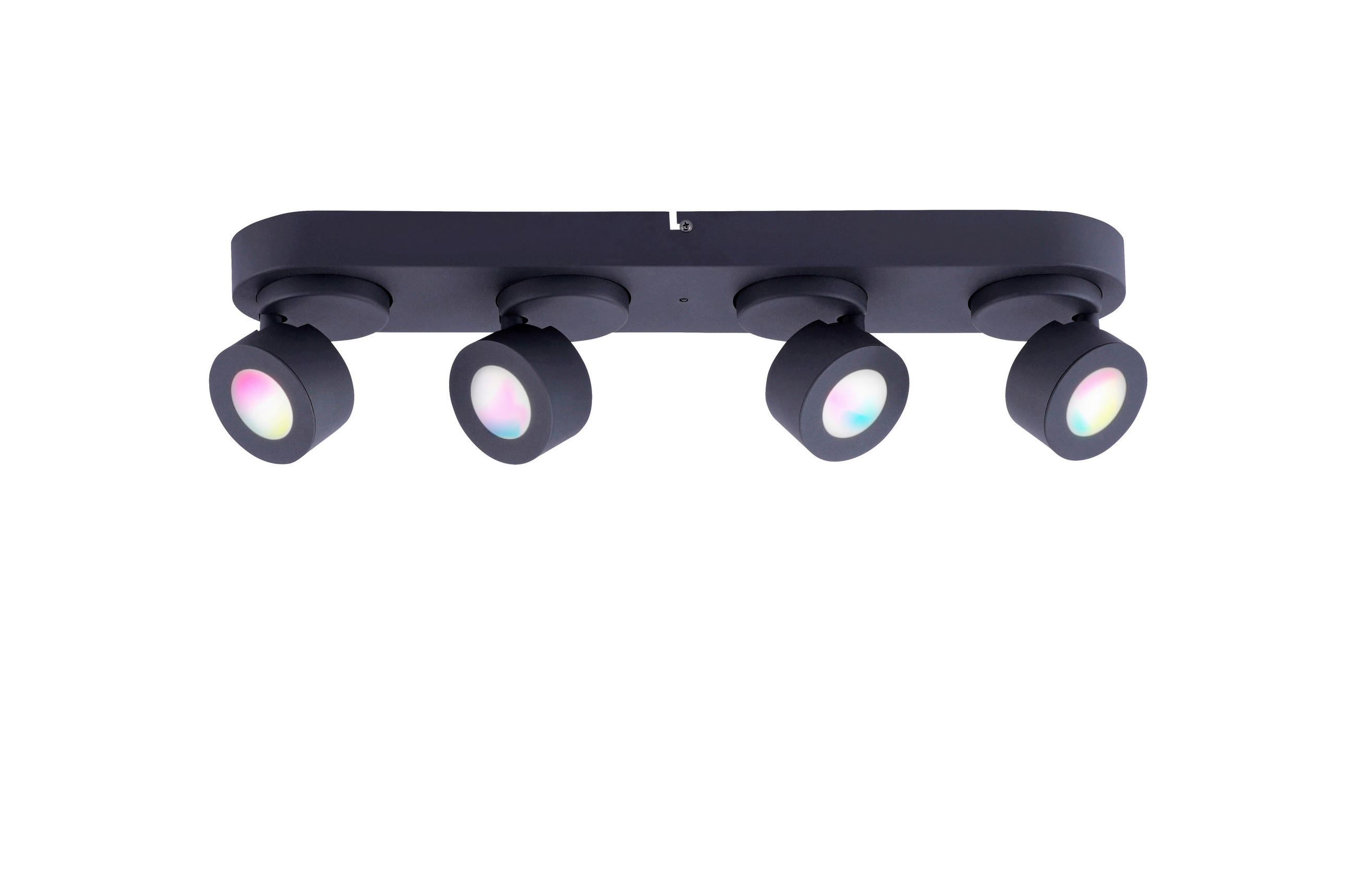 LED-REFLEKTOR  Sancho /4x300lm lm/3000-5000 K// - črna, Basics, kovina (55/12,5/11cm)