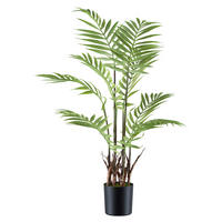KUNSTPFLANZE Palme 70 cm  - Schwarz/Braun, Design, Kunststoff (70cm) - P & B