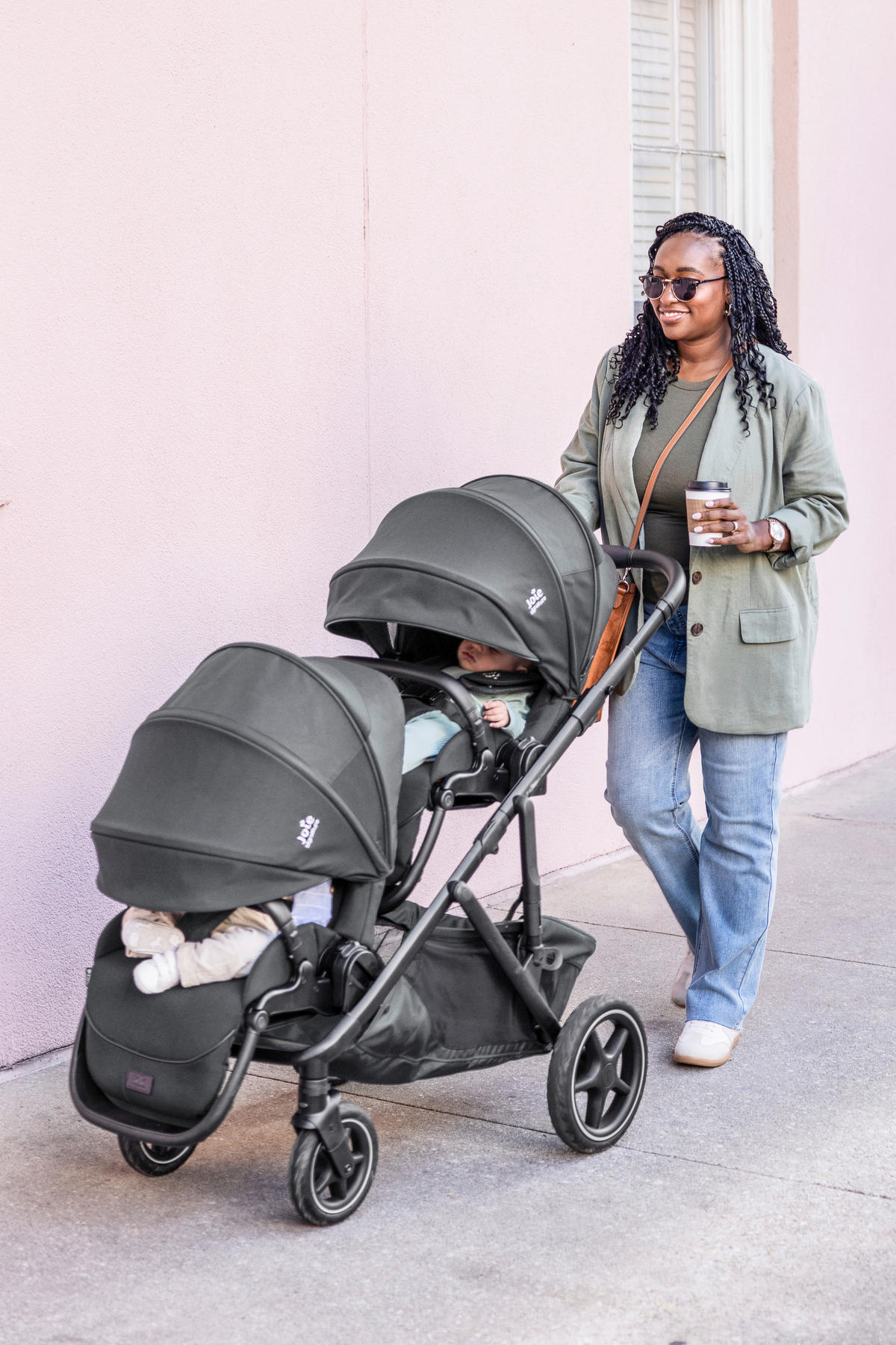 KINDERWAGENSET  Versiti Trio Set  Ebony  - Schwarz, Basics, Kunststoff (65/126/138cm) - JOIE SIGNATURE