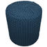 POUF in Textil - Blau, Trend, Textil (44/44cm) - Carryhome POUF in Textil - Blau, Trend, Textil (44/44cm) - Carryhome