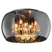 DECKENLEUCHTE  40,0/24,0 cm    - Chromfarben, LIFESTYLE, Glas/Metall (40,0/24,0cm)